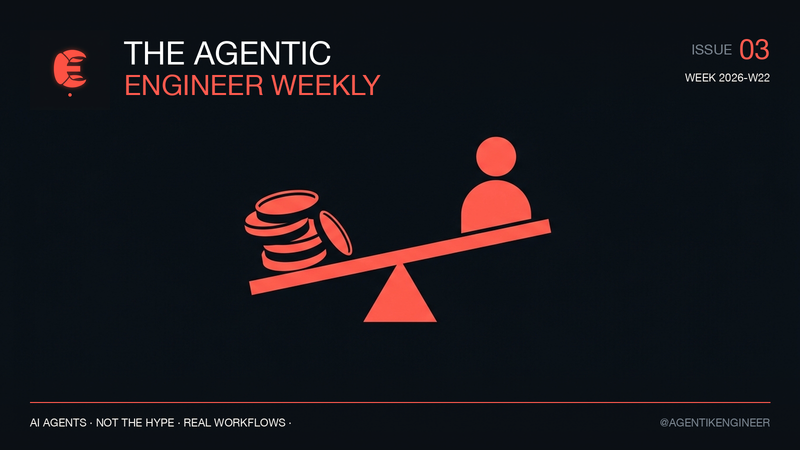 The Agentic Engineer Weekly, Issue 03: The week tokens became the news