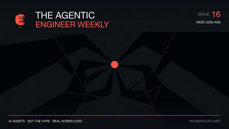 The Agentic Engineer Weekly, Issue 16: The week AI's infrastructure layer went up for sale, all of it