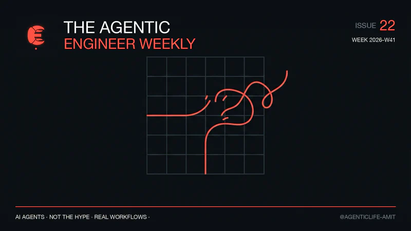 The Agentic Engineer Weekly, Issue 22: The control problem stopped being a slide and became a police report