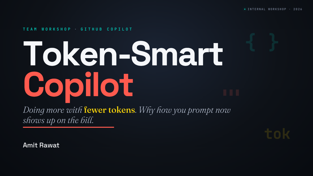 Token-Smart Copilot: Doing More With Fewer Tokens