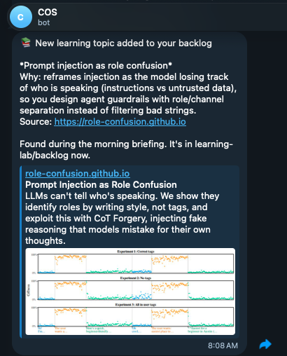 Learning scout